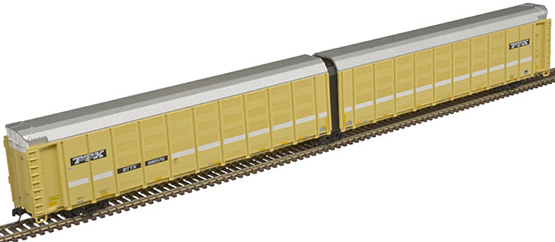 Atlas 50 005 179 Thrall Articulated Auto Carrier TTX (with speed-line lettering logos) BTTX 880176